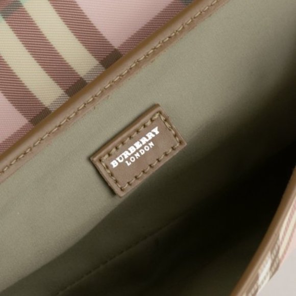 Burberry Pink Nova Check Shoulder Bag - Picture 9 of 11